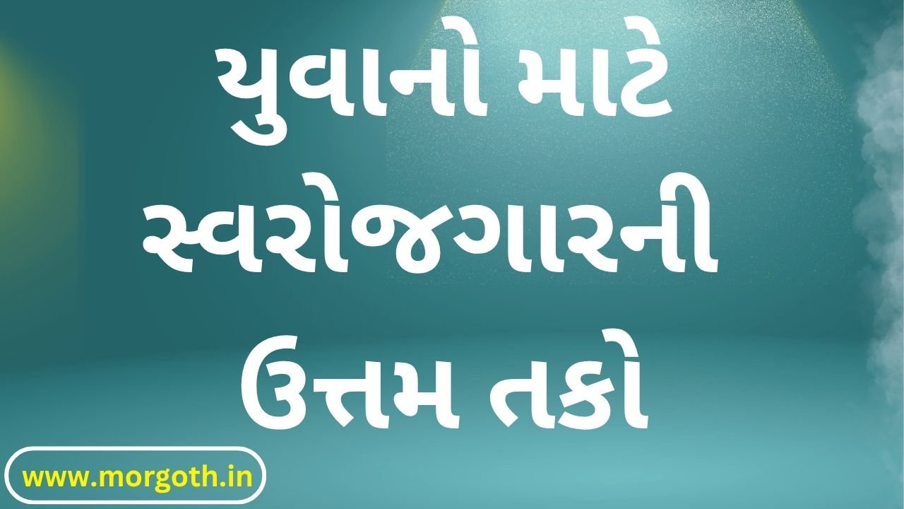 Excellent self-employment opportunities for the youth